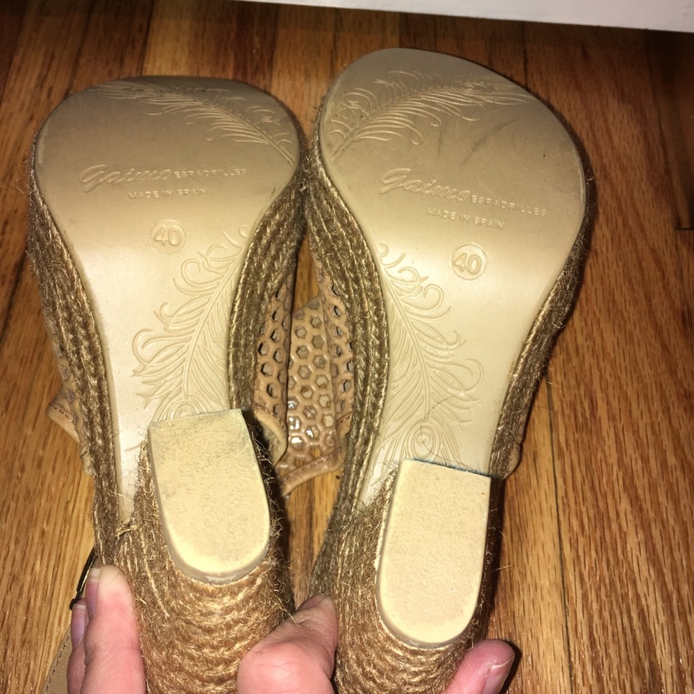 Eric Michael Tan Heel Espadrilles - Picture 6 of 7